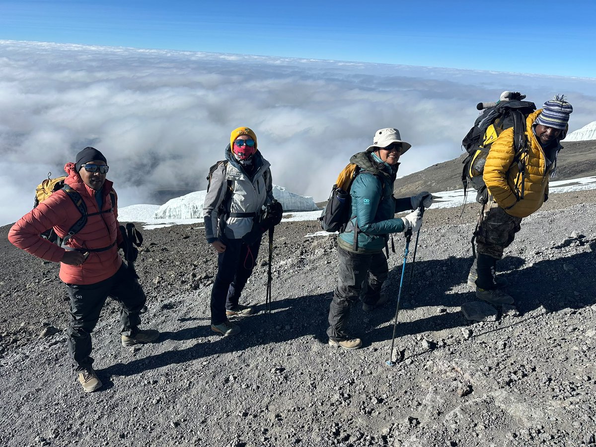 SaidFundraiser's tweet photo. From Kilimanjaro's slopes to our community's hearts, congrats to the team for climbing to support SAID! 🚗👏 https://t.co/PsJKQZxjkV https://t.co/oEslw2AMnM