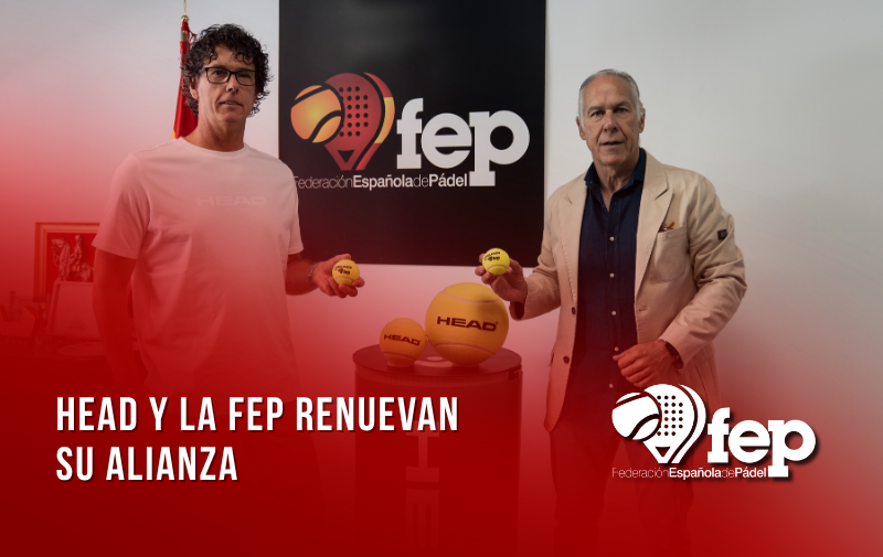 padelfederacion's tweet photo. Más de una década compartiendo pista, valores y visión de futuro.
La FEP y HEAD renuevan su alianza estratégica, consolidando una relación que sigue impulsando el crecimiento del pádel en nuestro país.
Seguimos sumando juntos. 🇪🇸
#PadelFEP #HEADPadel
https://t.co/Hmtj9fCC71 https://t.co/ldnVcPzRcx