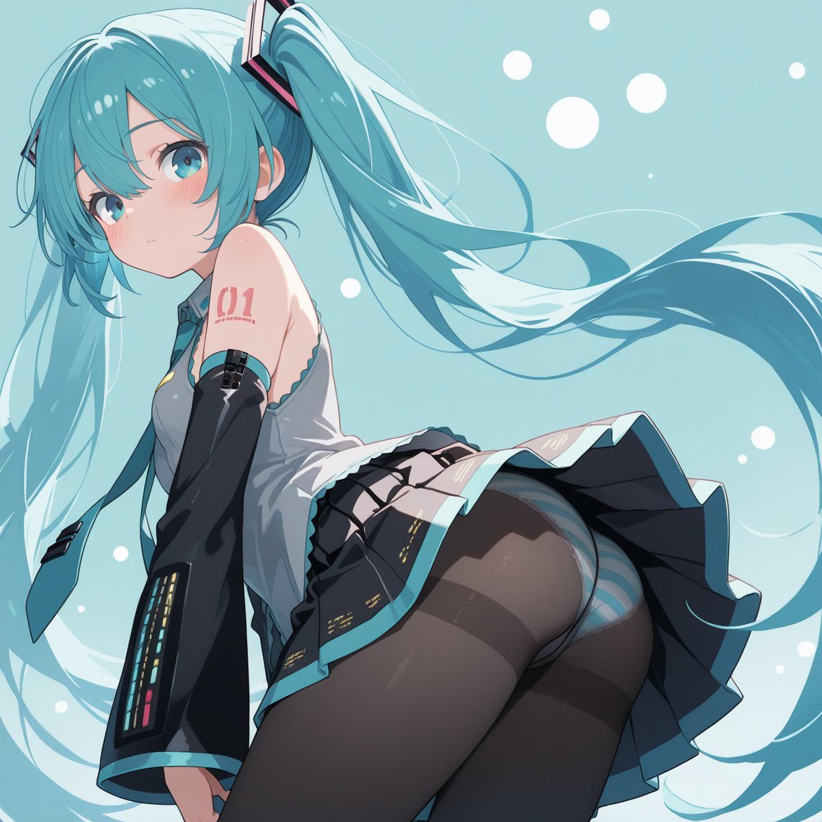 TOMBOAI7379's tweet photo. 黒ストミク https://t.co/OrQRkJItcH