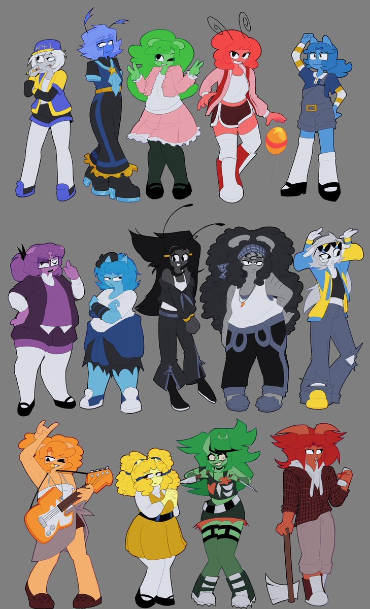 ROTSHAKEE's tweet photo. if you saw me post this earlier than I intended, no you didn't
anyway, it's been nearly a year since the original line-up drawing so I remade it for like the second time

#bfdi #xfohv #tpot https://t.co/ysvaDHXOar