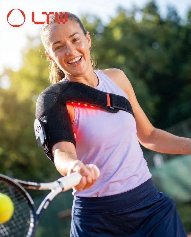 LTWwellness's tweet photo. 💪 Your shoulder shouldn't limit how you move through your day.

LTW Shoulder Wrap — tri-chip red light therapy, built to help you move freely again. ✨🙌

❤️‍🩹 Move easier. Recover smarter.

#LTWWellness #RedLightTherapy #ShoulderRelief #Recovery #PainRelief https://t.co/sZ0jebfTTM