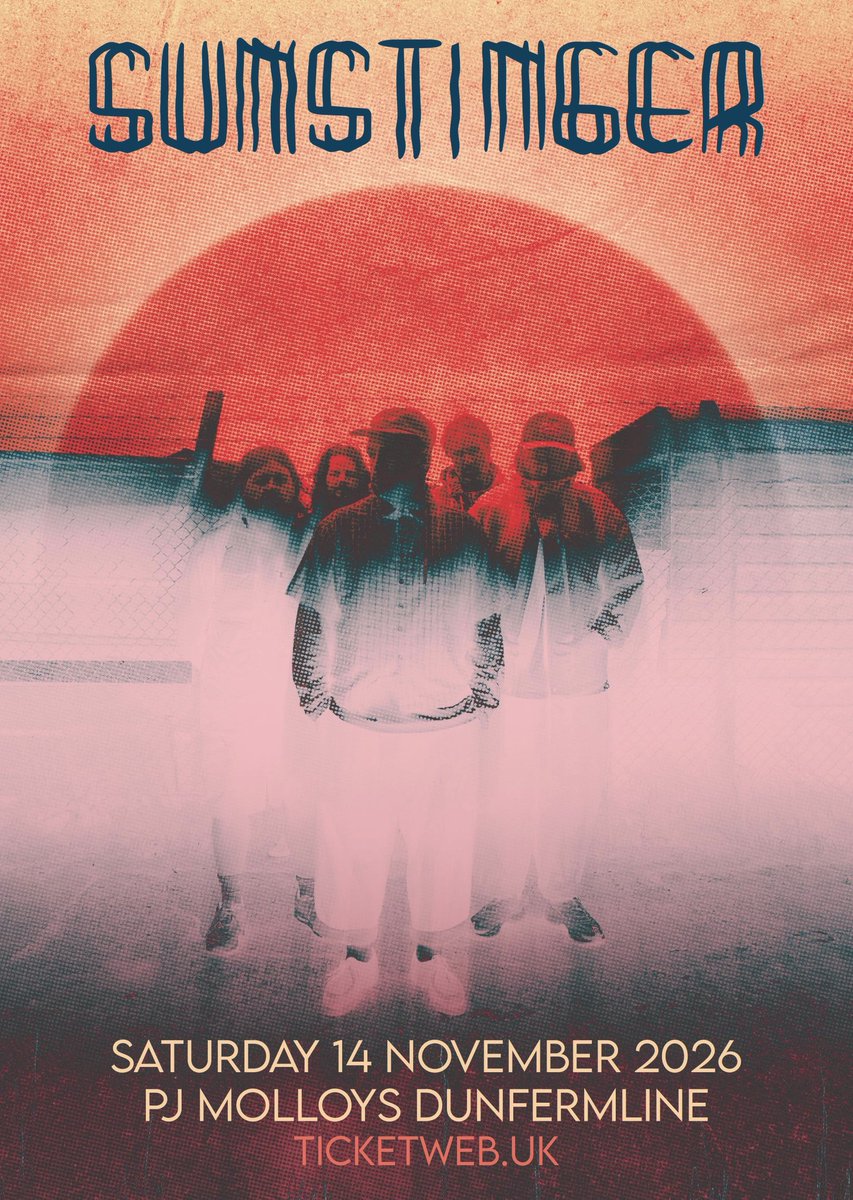 sunstinger's tweet photo. Sunstinger return to @PJMolloys on NOV 14th

Tickets go on sale this Friday (17th) at 10am via https://t.co/KZrVmbodNq

It’s been 3 years!? https://t.co/C1uZPNkqhL