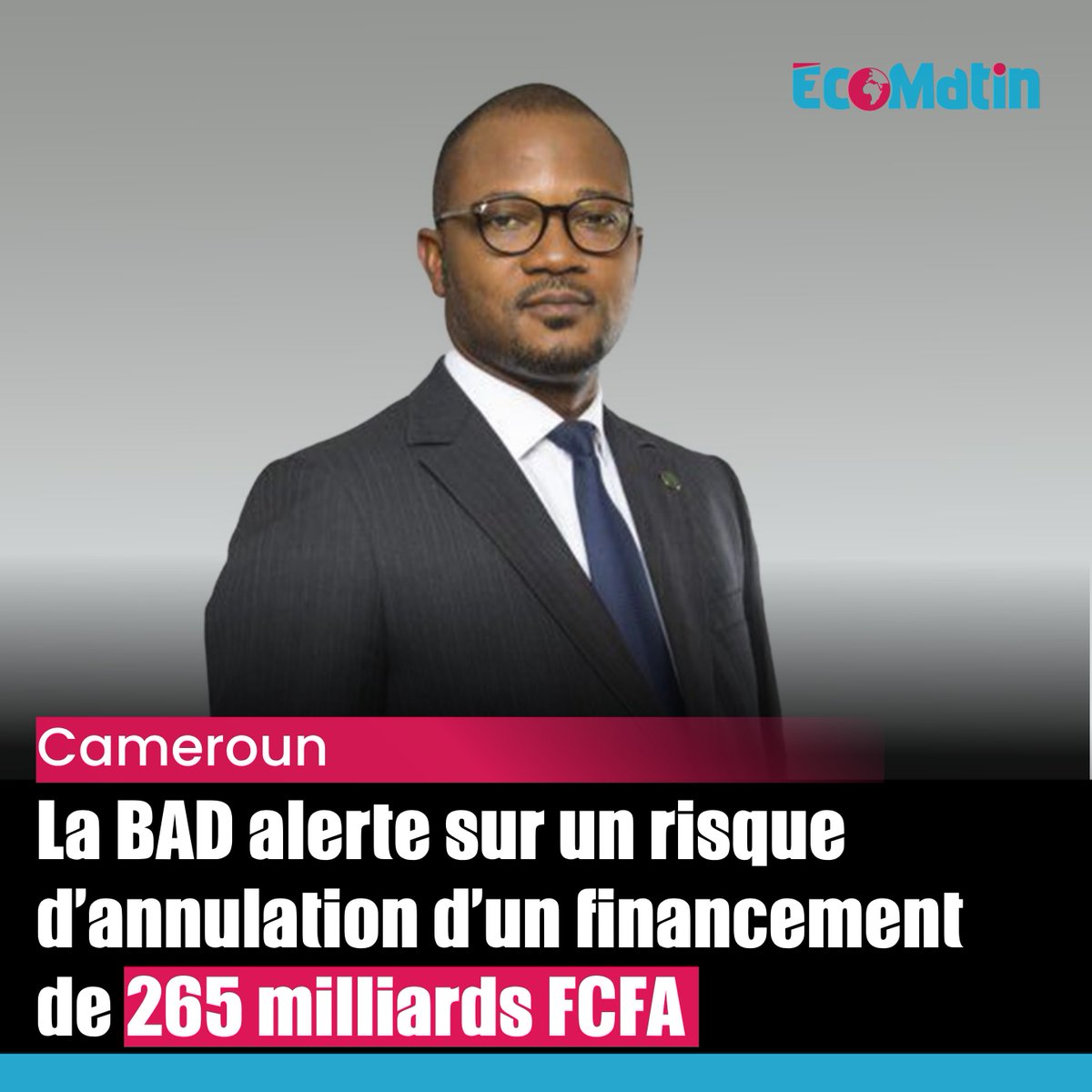 EcoMatin_CMR's tweet photo. Alors que le portefeuille de la Banque africaine de développement au Cameroun a bondi de 57% en trois ans, l’institution continentale déplore un taux de décaissement de seulement 26%, fragilisé par des lenteurs administratives entre autres.
Plus de détails:https://t.co/RIgVEKroC9 https://t.co/JEI4OjYbaB