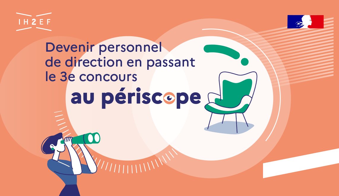 Ih2ef's tweet photo. Devenir personnel de direction : pourquoi le 3e concours séduit-il autant de candidats en reconversion ?
Dans son dernier épisode de l'année, l'émission Au périscope de l'@Ih2ef tente de comprendre cet engouement et ses effets dans l'établissement :
🎙️ https://t.co/Zajkn5yYFk