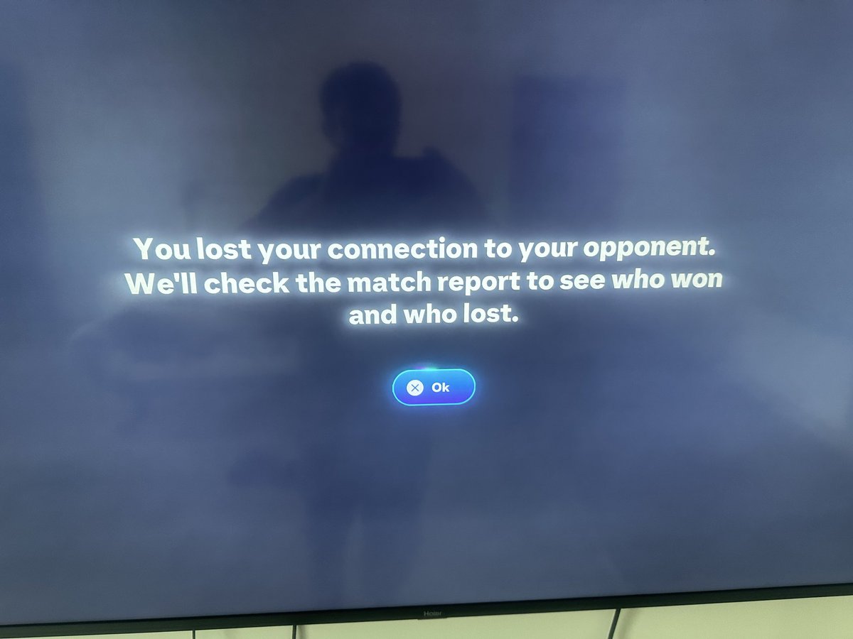 GohanMask2kj's tweet photo. @FUTWIZ I been getting this message for last 3 days whenever I start a rival game . Can anyone explain how this can be fixed or this an EA issue https://t.co/QQbumg1qvd