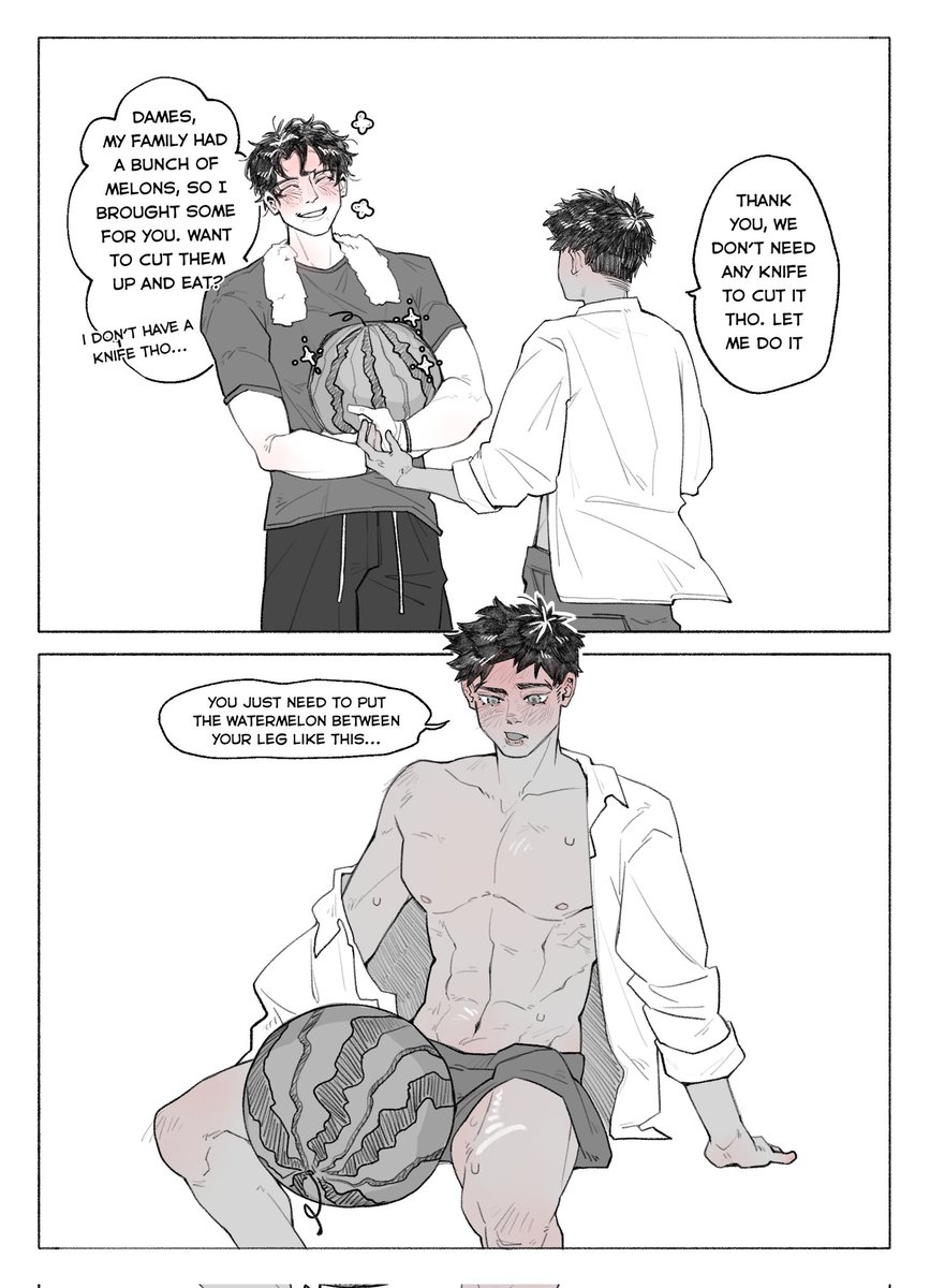 spicyfishnoodle's tweet photo. Summer is the time for watermelons 🍉🍉🍉 #jondami https://t.co/GTevpb0RLs