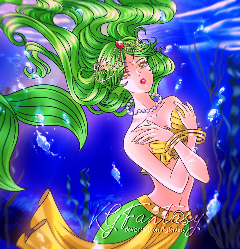 KGFantasyKG's tweet photo. New bright and colourful VGen commission for MayuriJunko 💚
Introducing this gorgeous mermaid OC Lyra! 🤩 We hope she brings a little sunshine to your day! 🧜♀️✨
#animeart #vgencomm #artistonx #shoujostyle https://t.co/L7IiDgWDs7