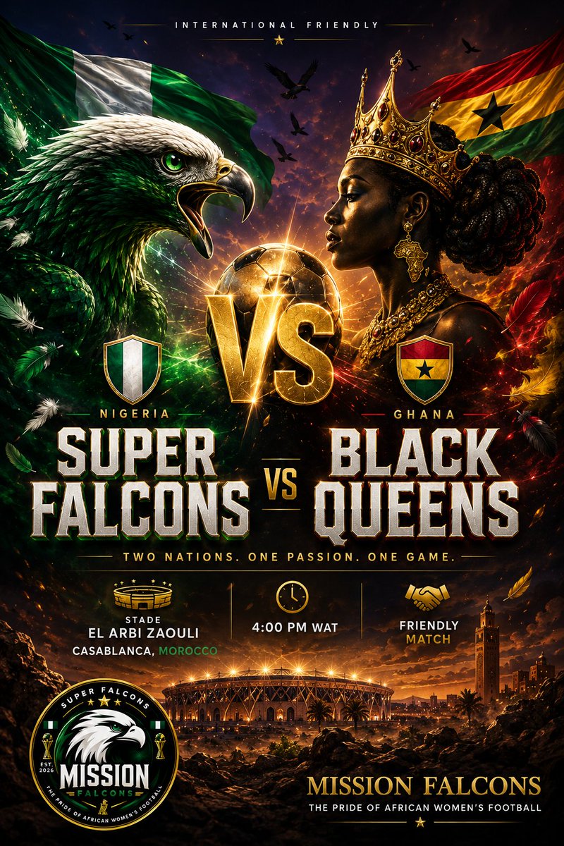 Super Falcons 🇳🇬 MISSION 𓅃 tweet media