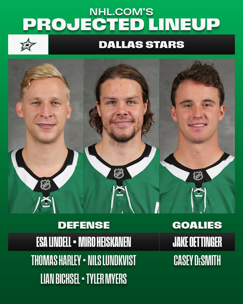 NHLMedia's tweet photo. There's so much star power in this @DallasStars lineup! 🌟

Read more on Dallas' projected lineup ➡️ https://t.co/L680LQ1Uyi https://t.co/3SdvBy7rX5