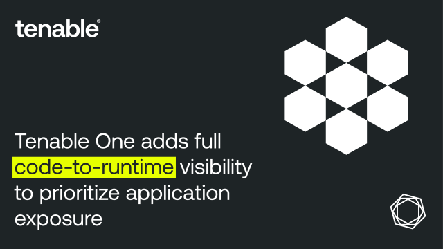 EAlexStark's tweet photo. Tenable is proud to announce the expansion of the Tenable One Exposure Management Platform, unifying application security risks with all exposure data. Learn more: https://t.co/3pKJaGKyzl https://t.co/kV6MI4Ag2m