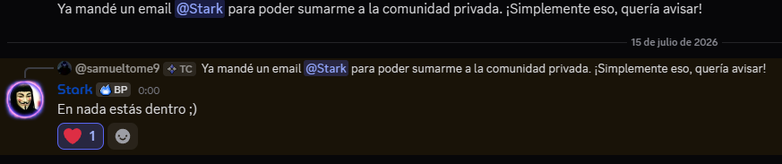 samtome97's tweet photo. Manejando bien mis finanzas personales y con paciencia, ya estoy por entrar a la comunidad privada de @BoringPrivacy y comenzar a estudiar en su academia.

¡También quiero destacar la amabilidad y la calidez con la que siempre me responde @StarkPrivacy en el chat! https://t.co/Dxen5INghO