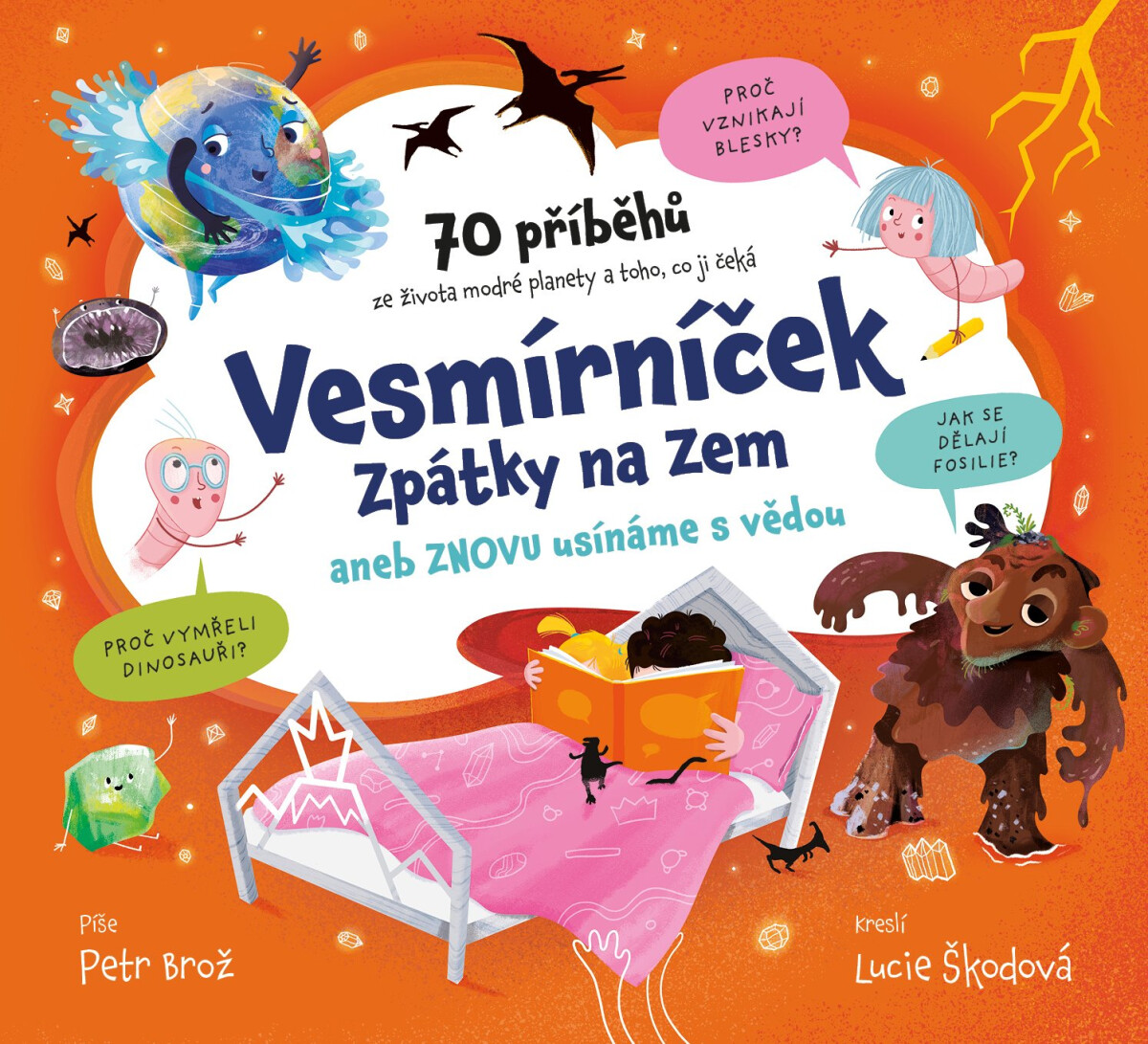 Chmee2's tweet photo. Včera jsem dostal při natáčení rozhovoru @vysoke_napeti otázku, kolik času ještě Zemi zbývá.

Pojďme se tak na to společně podívat, ať o to nejste ochuzeni... Uvidíte, že "nás" čekají v budoucnosti velkolepé události...

Země má před sebou ještě asi 5 miliard let. Pak se Slunce změní v rudého obra a pravděpodobně pohltí Merkur a Venuši. Není jisté, zda spolkne i Zemi, ale i kdyby ne, promění ji v rozpálený svět bez života. 

Paradoxně ale život (respektive asi jeho valná většina...) zmizí mnohem dříve.

Výkon Slunce se totiž každou miliardu let zvýší o ca 10 %. Díky tomu bude za přibližně 600–800 milionů let svítit natolik silněji, že naruší jeden z nejdůležitějších geologických cyklů naší planety – koloběh uhlíku mezi atmosférou, horninami a zemským nitrem. 

Více sluneční energie povede k většímu odpařování vody z oceánů, intenzivnějším srážkám a rychlejšímu zvětrávání silikátových hornin, které z atmosféry v dlouhodobém časovém měřítku odčerpávají oxid uhličitý.

Navíc nám do hry vstoupí problémy s deskovou tektonikou. Ta momentálně po pár miliardy let funguje jako geologický termostat. Zvětrávání křemíkem bohatých hornin sice CO₂ z atmosféry odstraňuje, ale subdukce a vulkanismus ho znovu vracejí zpět. 

Díky tomuto cyklu si Země dokázala po miliardy let udržet klima vhodné pro život. Jak ale bude planeta postupně chladnout, bude slábnout i desková tektonika a sopečná činnost. Přísun oxidu uhličitého z nitra Země se bude zmenšovat právě ve chvíli, kdy jeho odčerpávání ze vzduchu bude kvůli sílícímu Slunci naopak narůstat.

Výsledkem nebude přebytek, ale k překvapení mnoha nedostatek oxidu uhličitého (nicméně než budete číst díl, uvědomte si, že současné vypouštění oxidu uhličitého člověkem na tohle nebude mít žádný vliv, takže ne, teď fakt tím, co děláme, nezachraňujeme planetu...).

A když k tomu dojde, rostliny přestanou fotosyntetizovat, začnou mizet lesy, následně býložravci a nakonec i predátoři. 

Ekosystémy se postupně zhroutí. 

Ironií je, že složitý život na Zemi tak pravděpodobně nezničí oheň, asteroid ani supervulkán (i když tohle všechno by další masové vymírání druhů zvládlo), ale příliš malé množství plynu, kterého se dnes obáváme kvůli jeho nadbytku.

Oceány přitom vydrží o něco déle. Přibližně za 1–2 miliardy let zesílí skleníkový efekt natolik, že se začnou postupně vypařovat. Země se začne podobat dnešní Venuši – rozpálené planetě bez kapalné vody. A o další miliardy let později přijde poslední dějství. 

To dějství, kterým tenhle text začínáme - Země totiž bude asi zničena Sluncem, které se přemění v rudého obra.

No a teď vám povím tajemství... i o tomhle pojednáváme ve třetím (a posledním) pokračování Vesmírníčku, které se dá zrovna teď se slevou předobjednat a které 23. září 2026 vyjde.

Takže pokud chcete, aby tohle věděli i vaše děti, jděte do komentářů a knihu si předobjednejte.

Budeme za to s @skodova_lucie moc rádi!