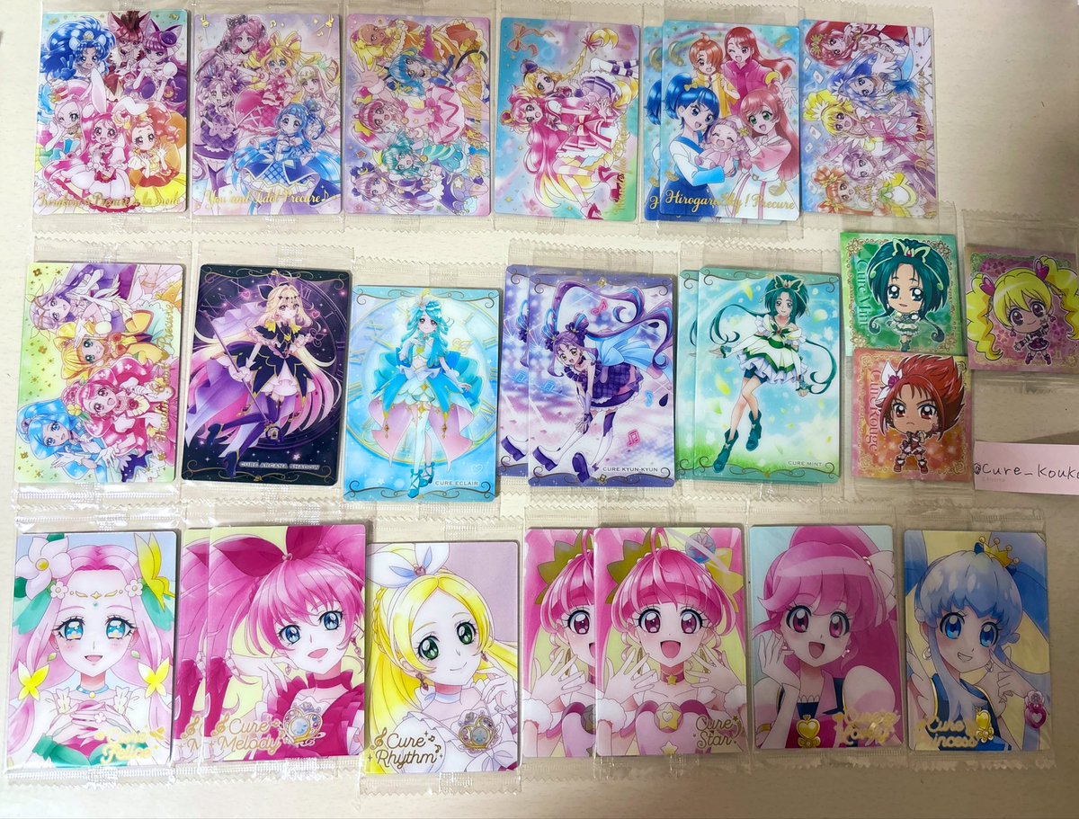 cure_koukan's tweet photo. @precure_tomoda コメント失礼します。
HRマジェスティ、HRプリズム(開封済み)
その他過去弾所持しております。
HRニャミー、アンサーとの交換は可能でしょうか？ https://t.co/ltyWvg4eff