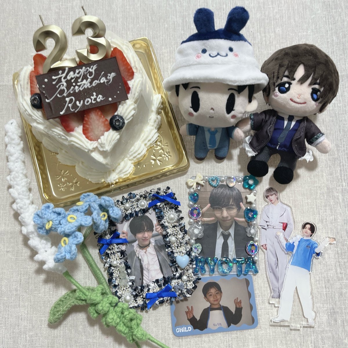 ryota_mania's tweet photo. りょうたくんお誕生日おめでとう🎂
23歳のりょうたくんも大好きだよଘ(੭*ˊᵕˋ)੭* ੈ♡‧₊˚

#Happy_RYOTA_Day #長野凌大生誕祭
#長野凌大23thAnniversary #なないろ生誕祭 https://t.co/kvBCh7Raxq