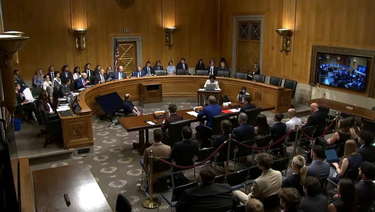 SenAshleyMoody's tweet photo. Sitting here in a hearing on FRAUD HAPPENING RIGHT NOW in this country with @nickshirleyy and @JamesOKeefeIII 

NOT ONE DEMOCRAT is here.  

Appalling.  

Truly a coverup. https://t.co/3daB5AAYrY