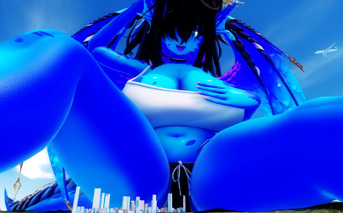 ChonkyLotus's tweet photo. Giantess Dragoncat fashion question :

With or without fishnet? https://t.co/vhjfLEd9MQ