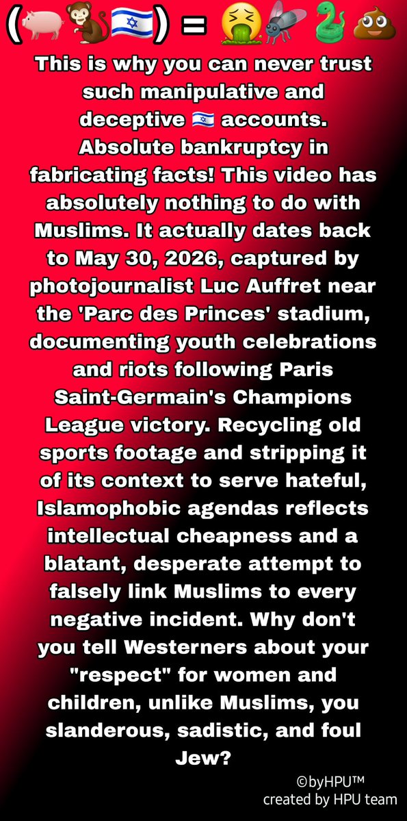 HiddenparkU's tweet photo. @BacharJackie @ShahBISP @GBC_Press For these Talmudic reasons for the Jews..You should not trust a Jew to enter your home or leave him with a little girl or any woman.
🫵bACHAR..
Tell the world how much you Jews respect women.
That's why you shouldn't live on earth with us👇 https://t.co/dIL0Cp7vG9