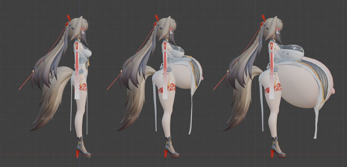 john2989027's tweet photo. incase you curious,  this is how ye shunguang's pregnancy models looks in compared to original one!
In my headcanon her default preg is sextuplets and hyper size is duodecuplets(12 babies) ! https://t.co/LuZzcj6okQ