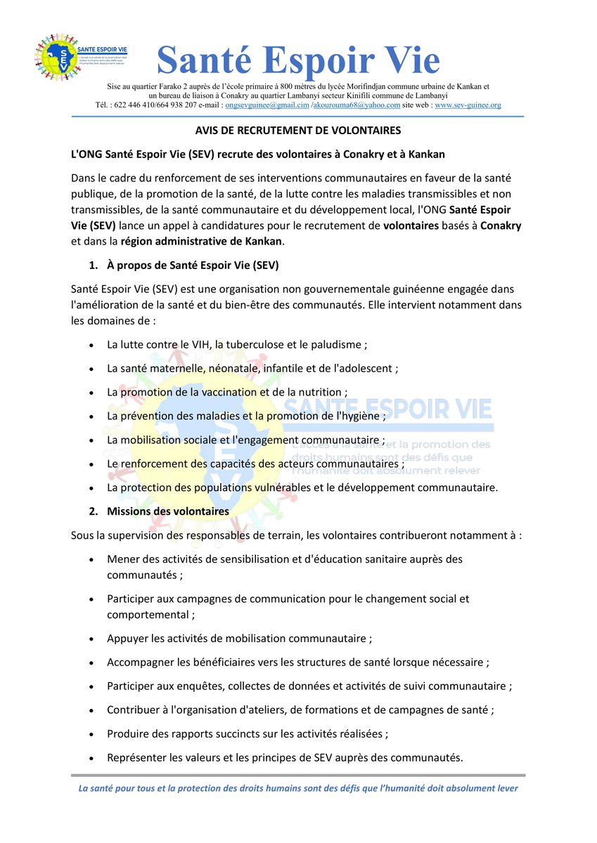 Sevguinee's tweet photo. 𝐀𝐕𝐈𝐒 𝐃𝐄 𝐑𝐄𝐂𝐑𝐔𝐓𝐄𝐌𝐄𝐍𝐓 𝐃𝐄 𝐕𝐎𝐋𝐎𝐍𝐓𝐀𝐈𝐑𝐄𝐒

𝐃𝐚𝐭𝐞 𝐥𝐢𝐦𝐢𝐭𝐞 𝐝𝐞 𝐝é𝐩ô𝐭 : 𝟒 𝐚𝐨û𝐭 𝟐𝟎𝟐𝟔

https://t.co/I6CfFGmpiW https://t.co/k6lL0rEhy8