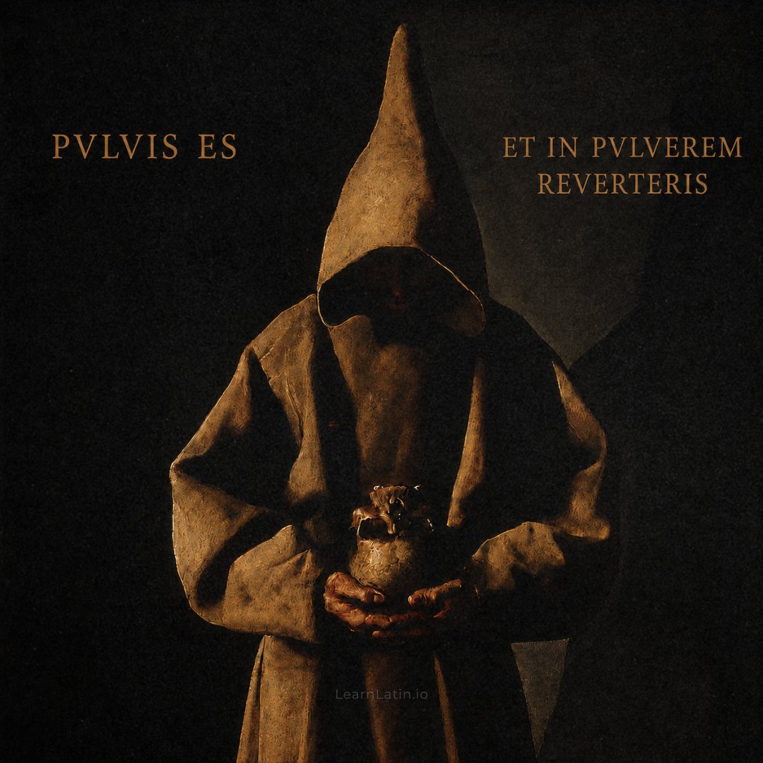 latinedisce's tweet photo. Pulvis es et in pulverem revertēris — “You are dust and to dust you shall return.” https://t.co/yjDSZ7UOeV