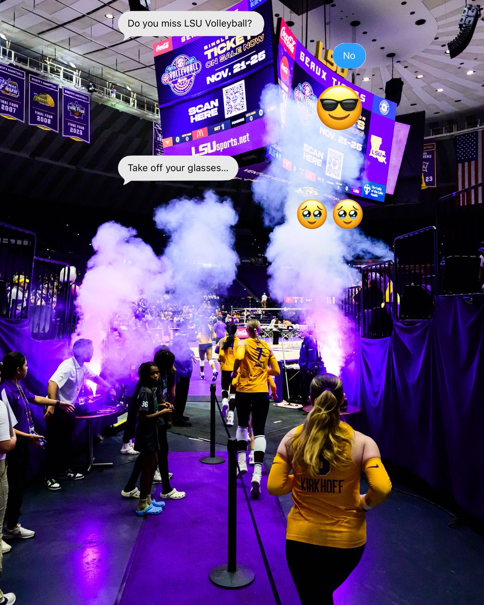 LSUsports's tweet photo. Soooo soon Tigers 😎 https://t.co/PfPQ2aRnzk