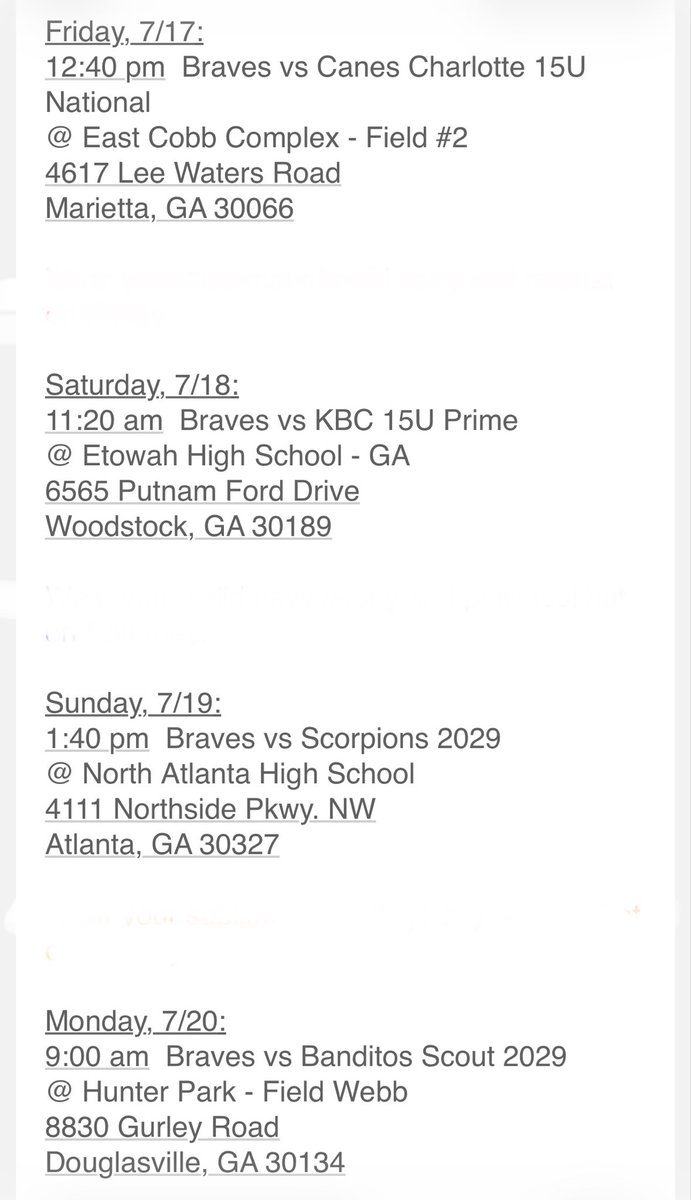 DominicFlage's tweet photo. Perfect Game 15U WWBA National Championship schedule loading… https://t.co/uIhRPodQR9