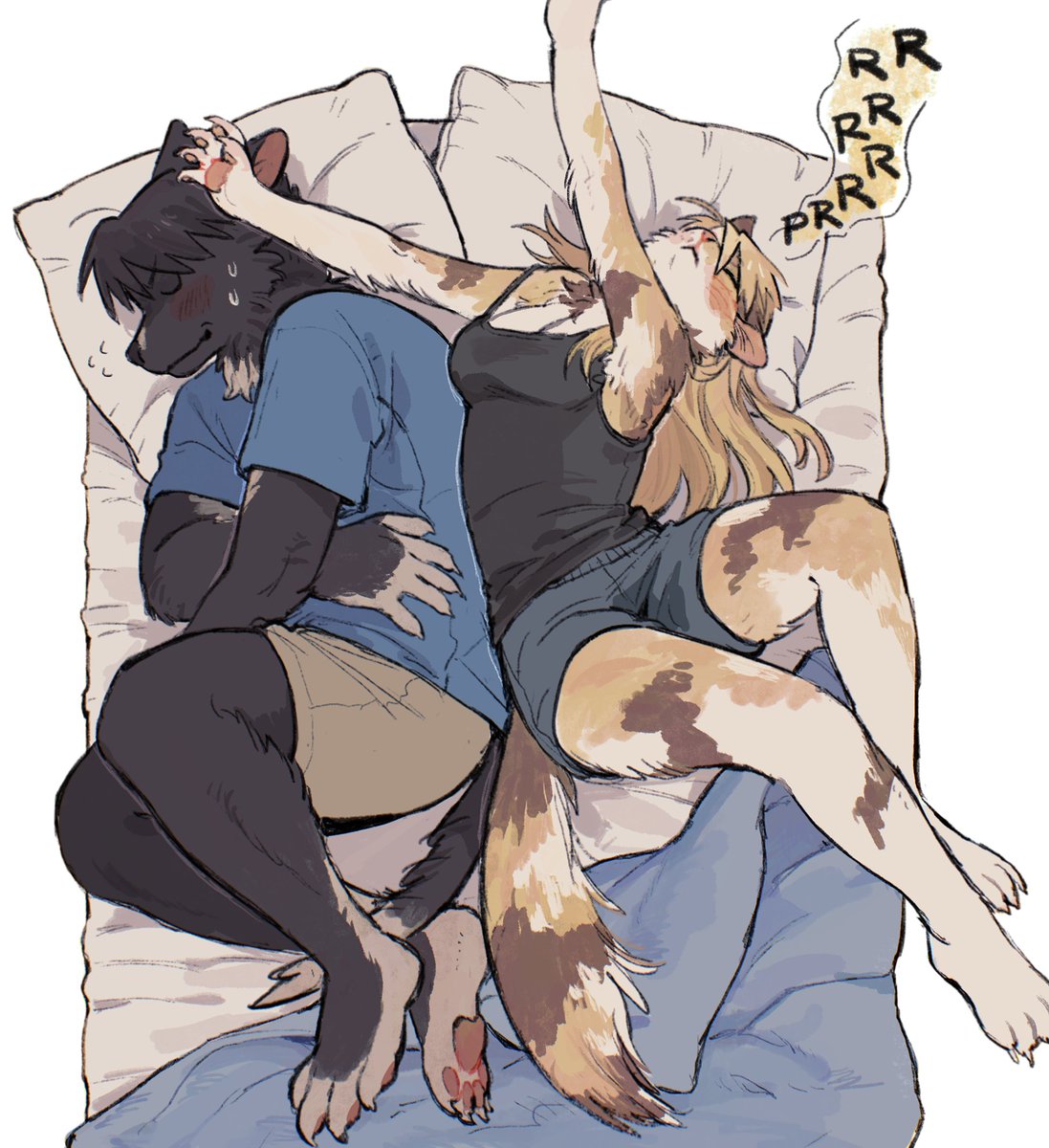 tomochingus's tweet photo. (from 2023) omg it's riza meowkeye and roy muttang fma... #fma https://t.co/GVXt3s7zut