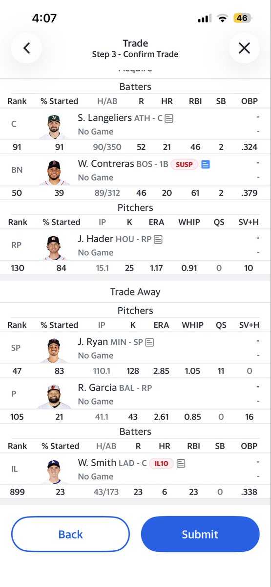 ReillyV623's tweet photo. @EricCrossMLB thoughts? https://t.co/ucuQgjgFbJ
