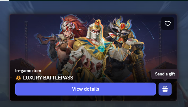 Volitz_'s tweet photo. I like that Marvel Rivals allows people to gift battle Passes via Discord and not within the game xD https://t.co/uQDmVQVpIj