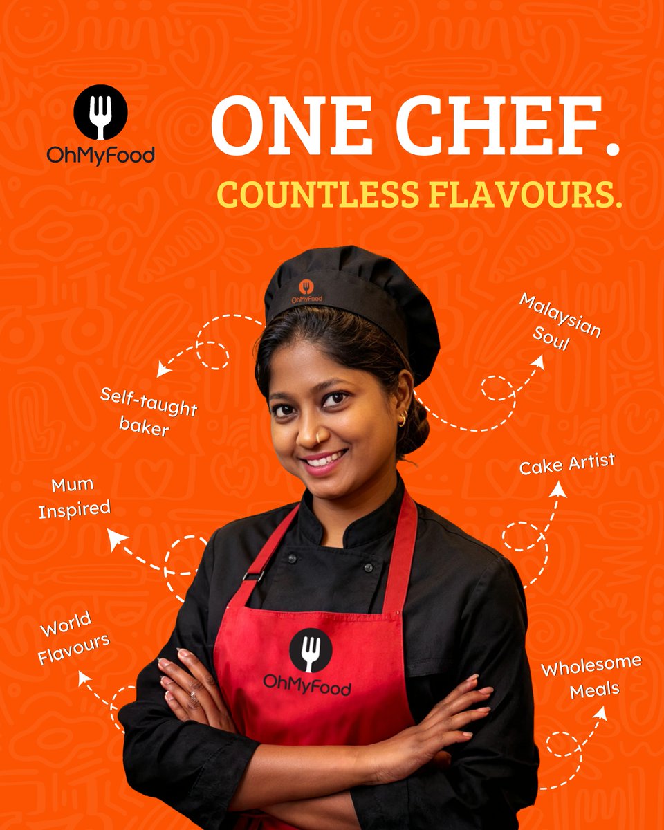OhMyFood_omf's tweet photo. Meet Nyra, a Home Chef sharing the rich flavours of Malaysian cuisine.🌏
From family recipes to handcrafted bakes, she brings a true taste of home to OhMyFood.❤️
Follow @ohmyfood_global to discover incredible Home Chefs and explore homemade cuisines from around the world. https://t.co/P1sQmNDV7m
