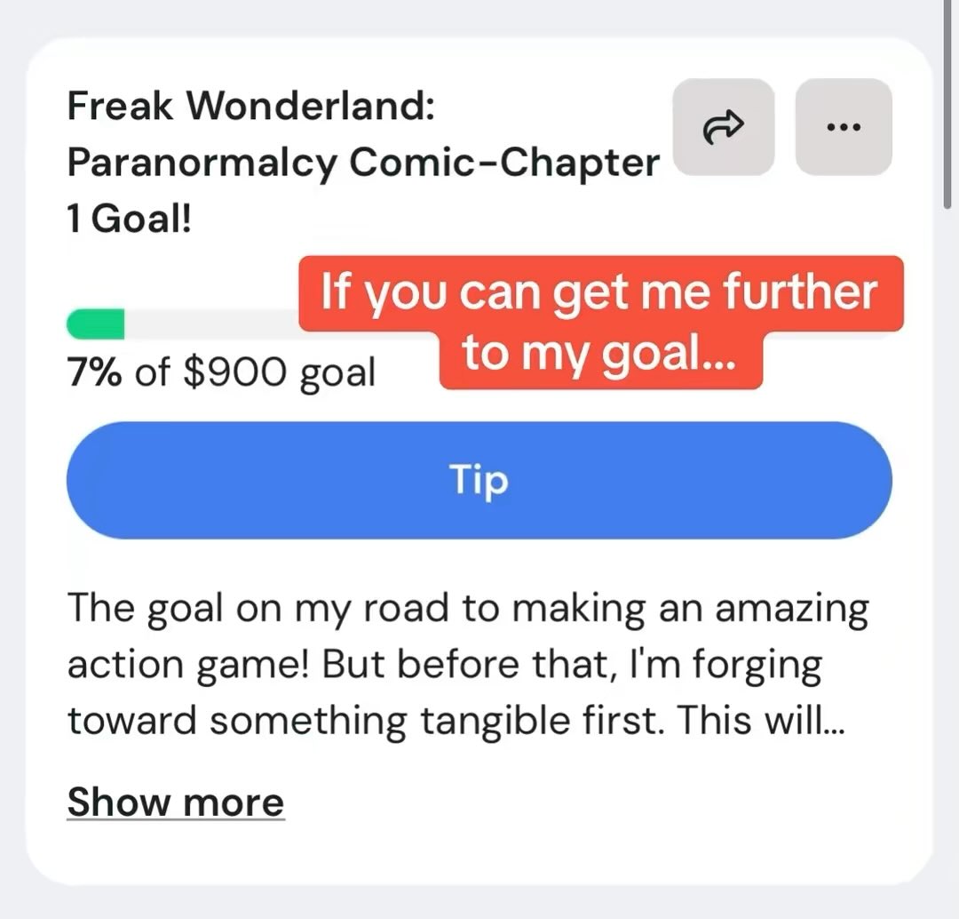 NewGameDMD's tweet photo. #Funding 
#devilmaycry 
#FreakWonderland
#comics
Gimme •^•/
I’ll hold up my end of the deal no matter how long it takes. As long as you observe and take a chance on me. As long as you help me. https://t.co/mxRRfZ2NeO
