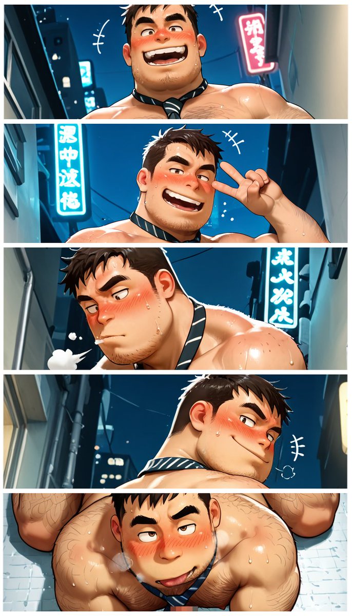 feifongAI's tweet photo. 酔っ払いリーマンの野外露出
https://t.co/XyIPLqOasv

#bara #AIart https://t.co/OpGGTRdbl3