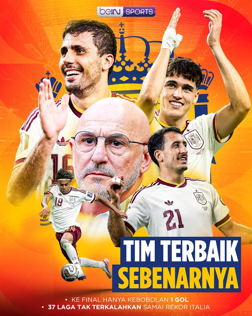 beINSPORTSid's tweet photo. Prancis punya individu terbaik, tetapi Spanyol menunjukkan bahwa mereka tim yang lebih baik pada laga semifinal kemarin ✊ Akankah La Furia Roja klaim bintang kedua di dada mereka pada Senin pagi nanti?

#beINWorldCup2026 #WorldCup2026 https://t.co/SYssXxBiRk