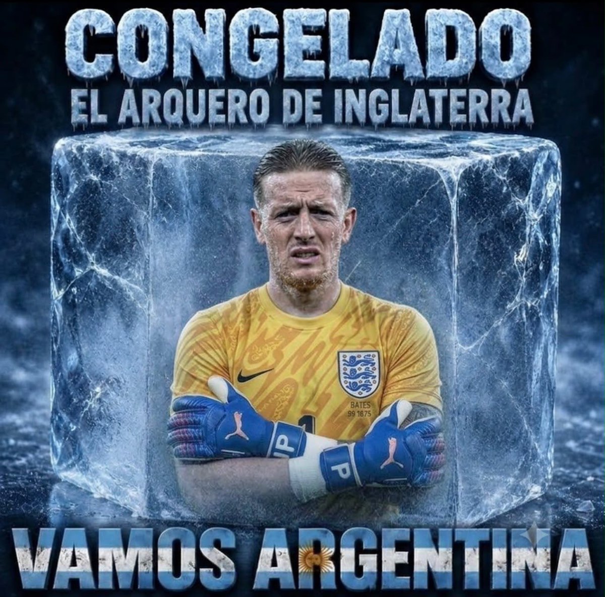cornulda's tweet photo. like para congelar al arquero de inglaterra https://t.co/3Uvq9zjaGd