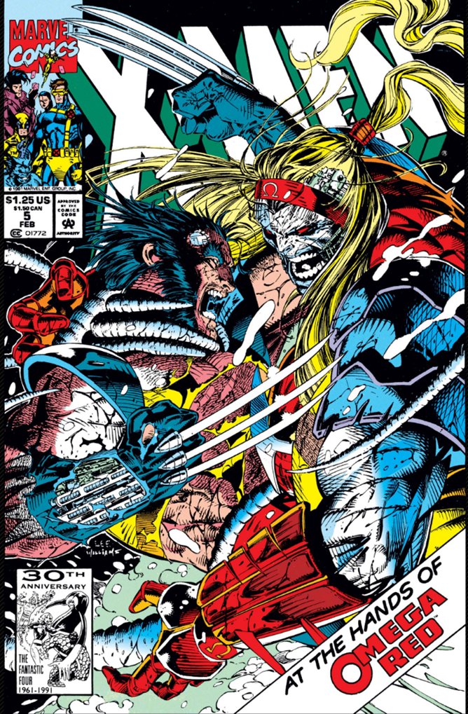 ABitOfEverthing's tweet photo. X-Men 97 S2 Episode 5 during the opening credits expertly recreated a panel from X-Men #5 (1992) with Team X escaping from Omega Red.  Very cool! https://t.co/l7oAo28Hzh