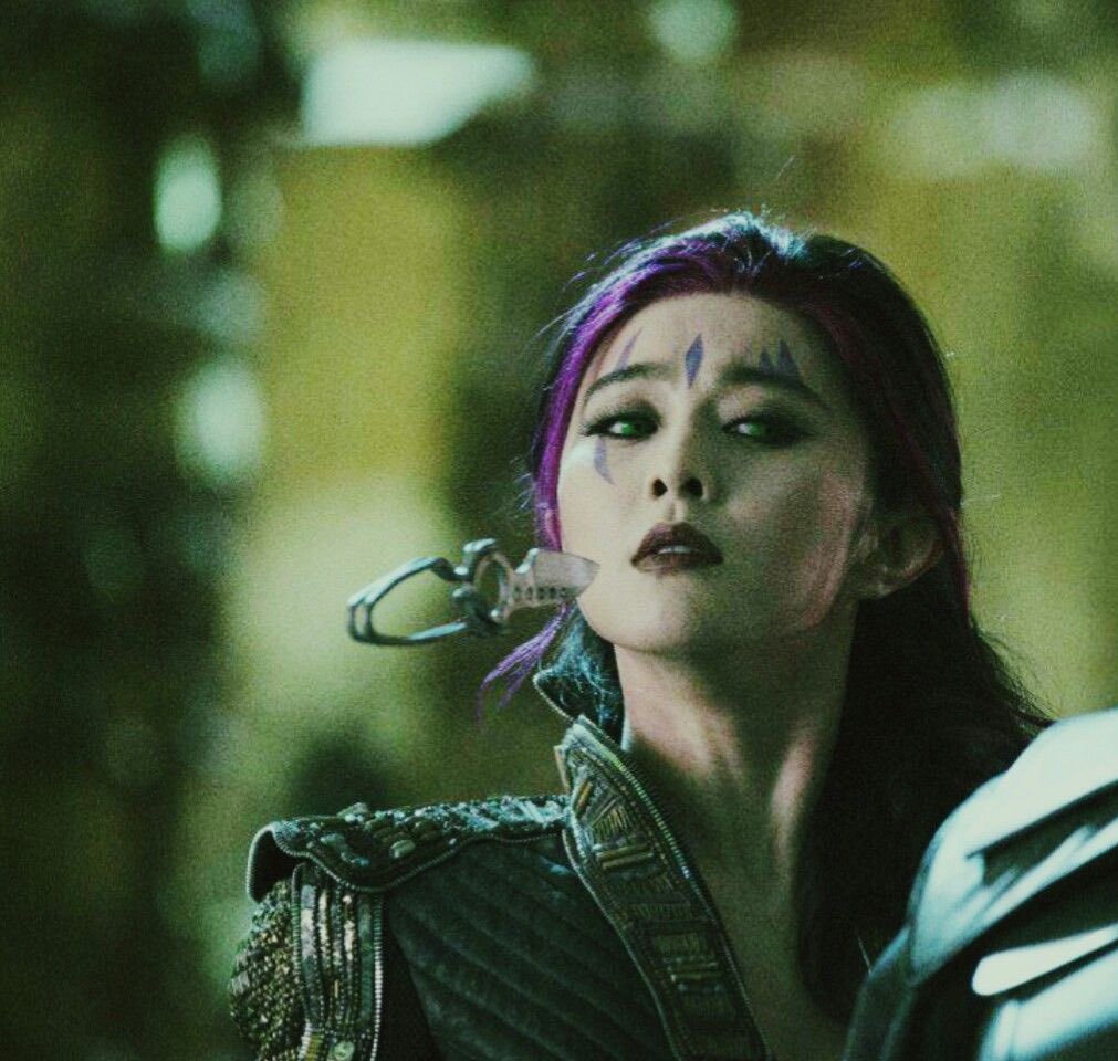 blinkmoone's tweet photo. she genuinely had one of the fiercest face cards in any marvel movie https://t.co/OFfsoecB6w