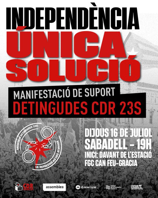 CDR Catalunya #RevoltaPopular 🔥 tweet media