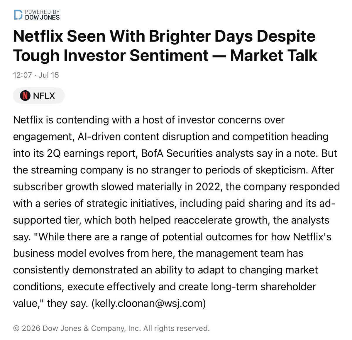 WallStJesus's tweet photo. $NFLX https://t.co/PSYJz5DJJn