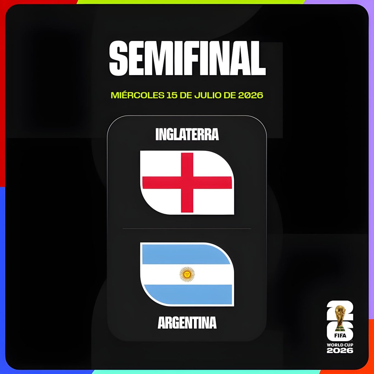 williamradios's tweet photo. ¡Hora de la segunda Semifinal! 💫 

#CopaMundialFIFA https://t.co/1QzLZQb0xr