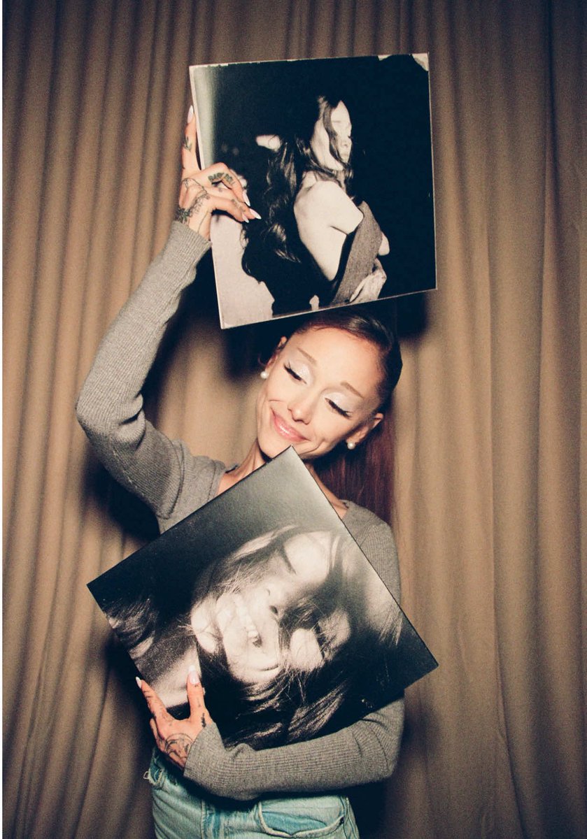 HitsAndCharts's tweet photo. Ariana Grande stuns with the Vinyl editions for petal. https://t.co/hr9t5bbKhW