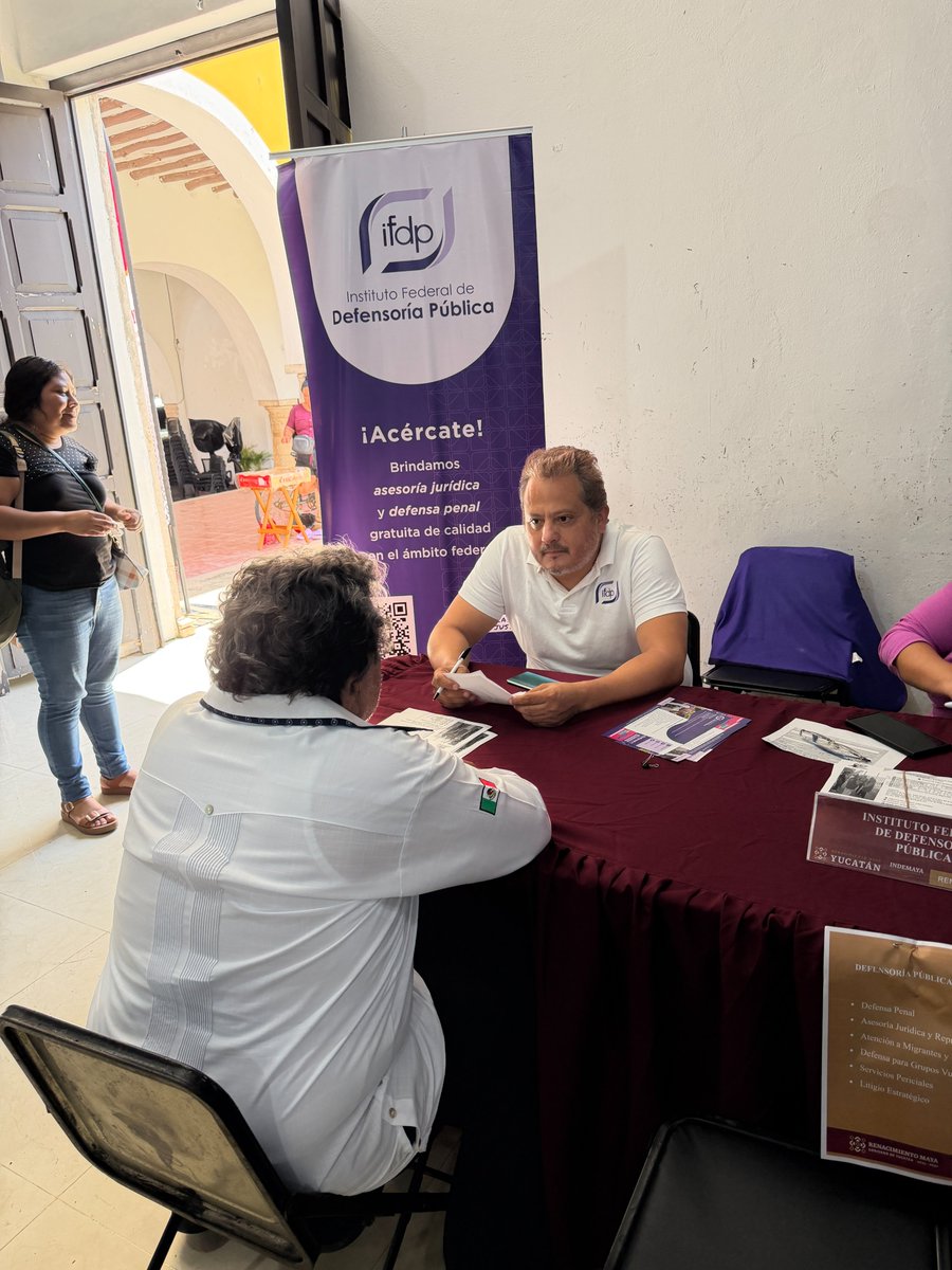 Ifdpyucatan's tweet photo. Personal de la Delegación Yucatán del IFDP estuvo presente en la Ciudad de Izamal, participando en las Brigadas de Atención Ciudadana organizadas por el INDEMAYA.
#ServiciosGratuitos #DefensoríaPública #IFDP #OrgulloIFDP #IFDPYucatán #AccesoALaJusticia https://t.co/wltOh0Sm1s