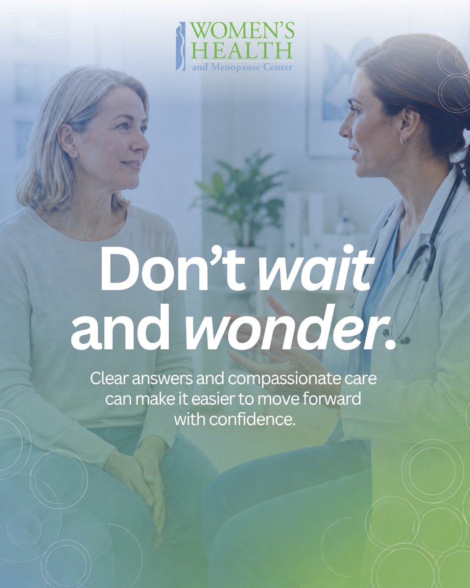 whmcenter's tweet photo. Don’t wait and wonder about changes in your health.

Schedule an appointment today and take the next step toward feeling informed, supported, and empowered.

#WomensHealth #MenopauseCare #HormonalHealth #FertilityCare #WestBloomfieldMI https://t.co/DqCbdIulCo