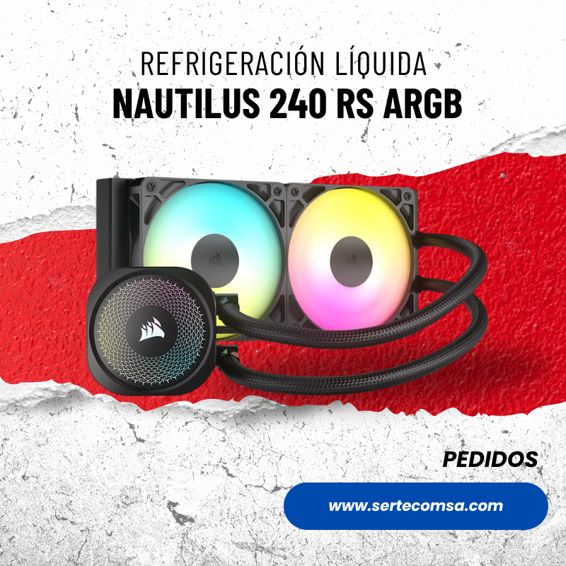Sertecomsa's tweet photo. ❄️ Mantén tu procesador frío incluso bajo las cargas más exigentes con el CORSAIR NAUTILUS 240 RS ARGB.

📲 Cotiza el tuyo en https://t.co/UXwVkhDUaf

#Corsair #GamingPC #ARGB #PCGaming #Panama #Sertecomsa https://t.co/mCwT19uPbQ