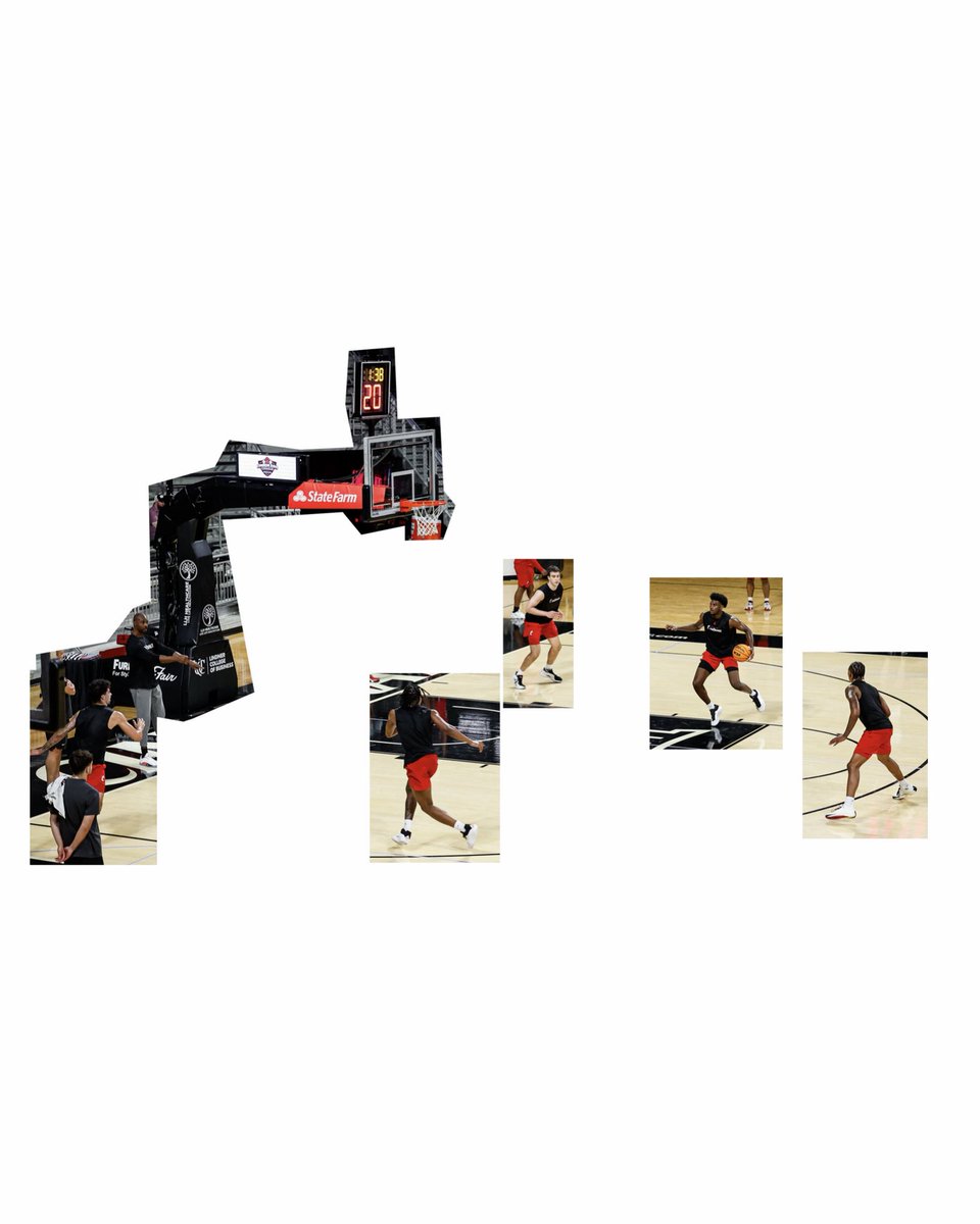 GoBearcatsMBB's tweet photo. The 𝘢𝘳𝘵 of practice 🎨 https://t.co/1Kxqq3dSQ4
