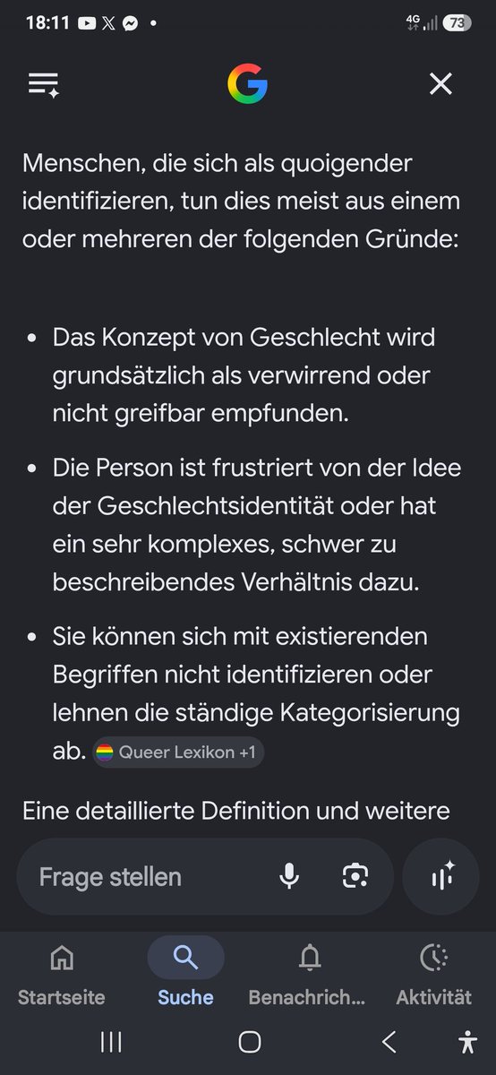 Schwebekatz's tweet photo. @FrauvonStress @maxima_8 @EderKirsch Verwirrt. Irgendwie. Aber höchst komplex! Und selbstverständlich ablehnend!☝️

Vermutlich bin ich dann wohl auch "quoigender", denn diese Spinnereien um "Identitäten" frustriert mich auch zusehends - aber wahrscheinlich wäre das dann "passiv quoigender" … oder so … 😅 https://t.co/q64MOAplsd