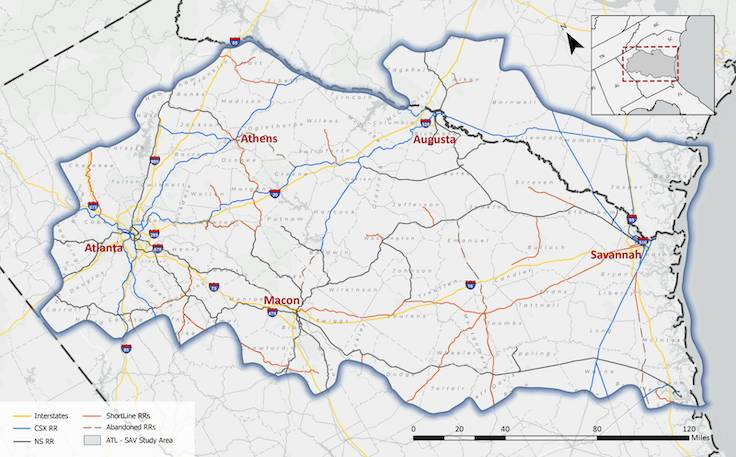 GAFollowers's tweet photo. GDOT is seriously looking into bringing passenger train service between Atlanta and Savannah. 

They're asking for public feedback before deciding whether to move the project forward. https://t.co/5EGj2nLOMl
