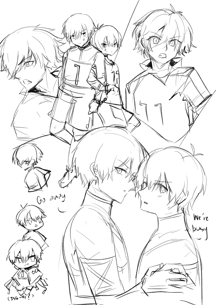 oshimaika's tweet photo. outta the way babe its time for today's rnis scribbles https://t.co/mD97VxlD9x