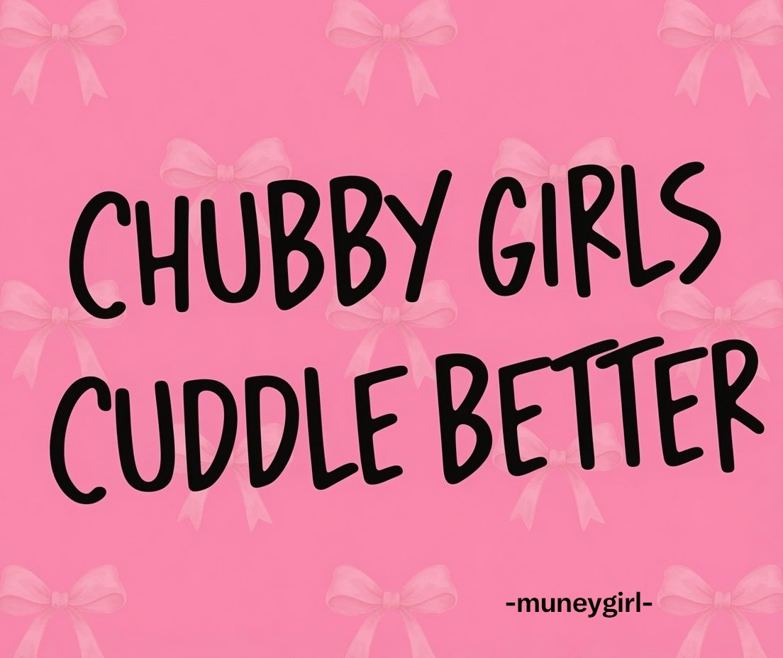 muneygirl's tweet photo. The best cuddles are given by chubby girls😍😛 https://t.co/VRfy8U0KbC