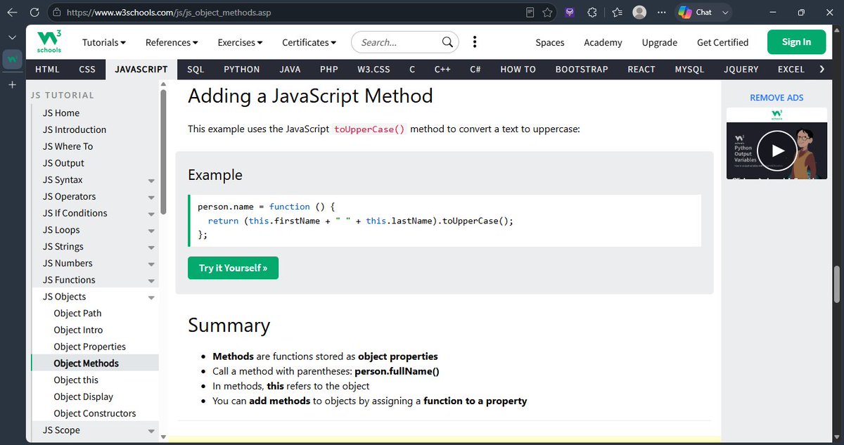 x_riverie's tweet photo. #LSPPDay43
I reviewed how to use Object.values(), how to add methods to JavaScript objects by assigning functions to properties, and how to use built-in methods like toUpperCase() within object methods.
#60DaysOfLearning2026 #LearningWithLeapfrog
@lftechnology https://t.co/KwgsUOEw8M