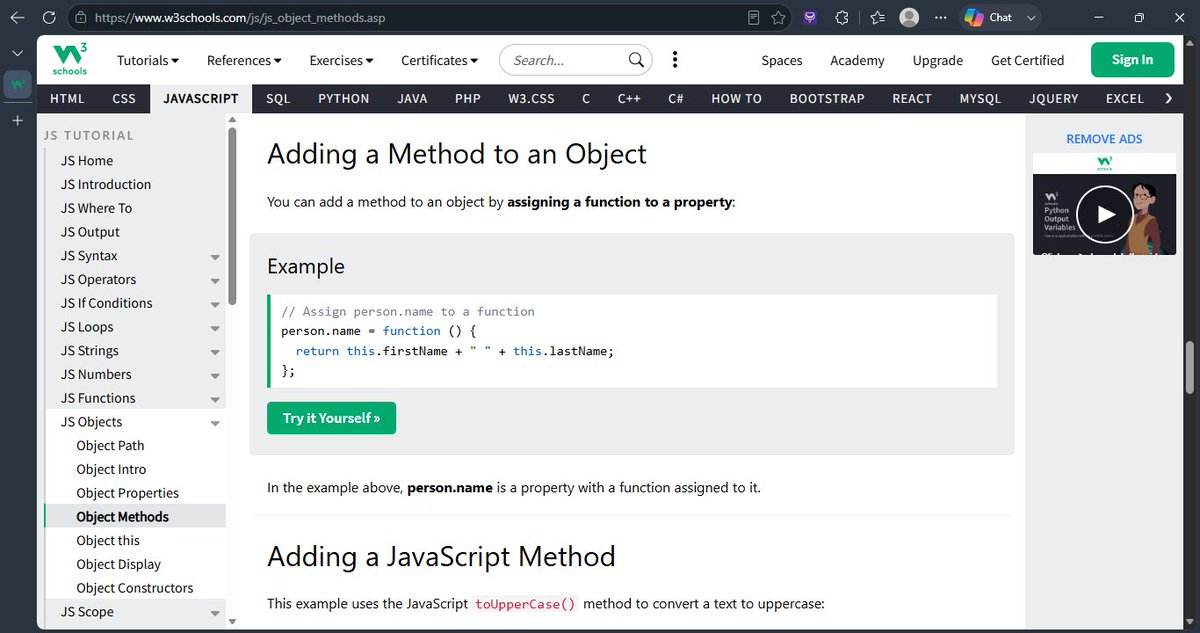 x_riverie's tweet photo. #LSPPDay43
I reviewed how to use Object.values(), how to add methods to JavaScript objects by assigning functions to properties, and how to use built-in methods like toUpperCase() within object methods.
#60DaysOfLearning2026 #LearningWithLeapfrog
@lftechnology https://t.co/KwgsUOEw8M